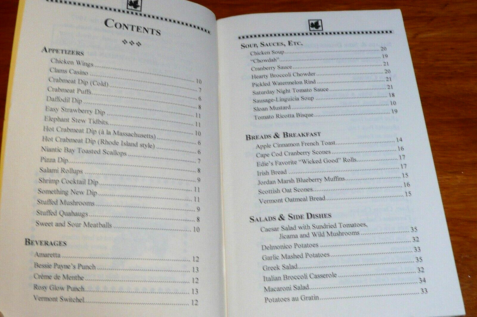 New England Favorites (48 pages) John Carmon candidate NFDA with Maple Recipes