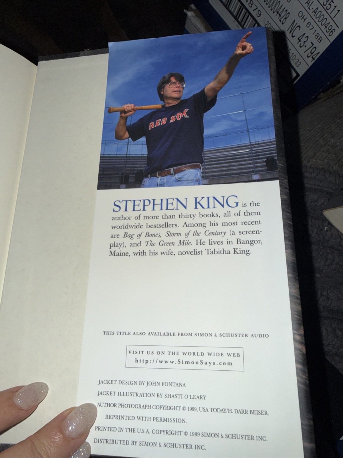 Stephen King The Girl Who Loved Tom Gordon 1999 First Edition First Print HC