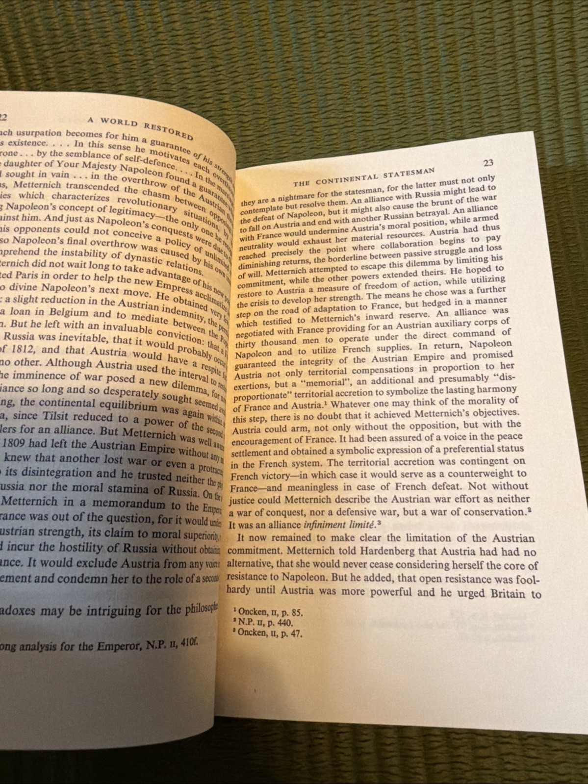 Henry A Kissinger A World Restored Houghton Mifflin Company Sentry Edition