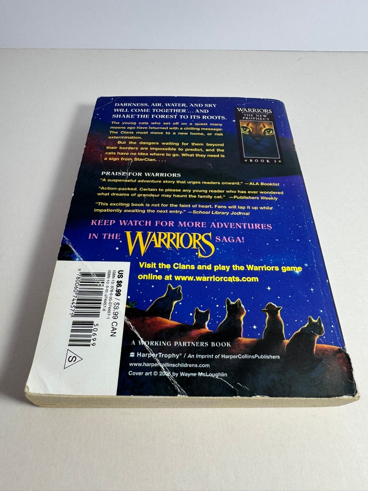 Warriors The New Prophecy First Edition Set 1-6 – Erin Hunter Paperback