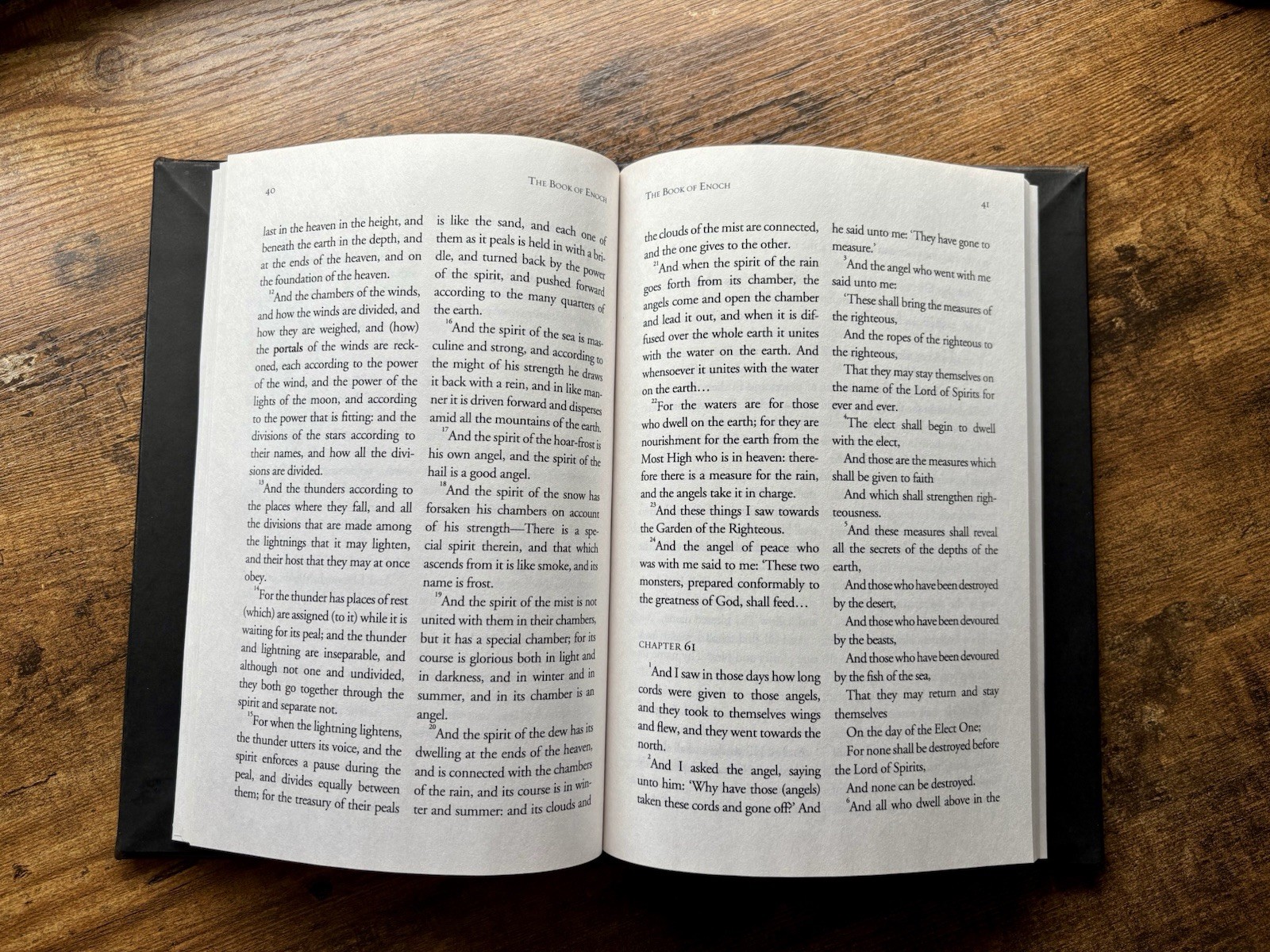 Book of Enoch Genuine Leather Rebound