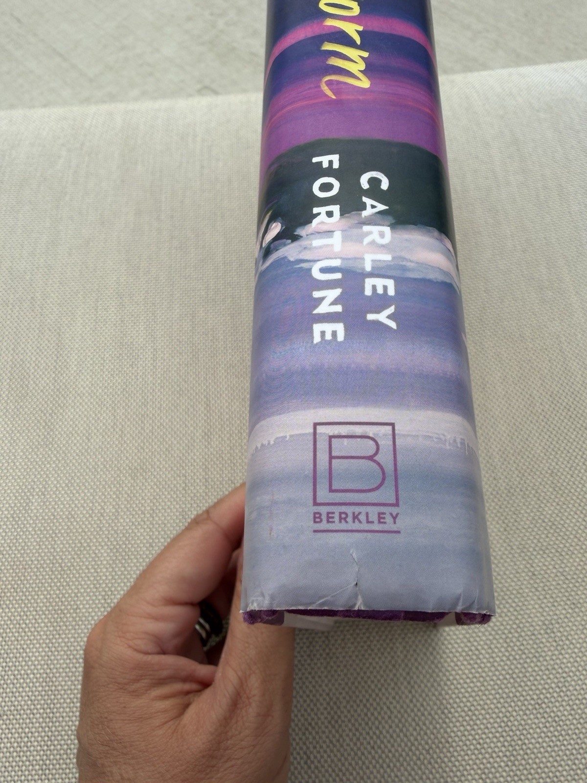 EUC Our Perfect Storm By Carley Fortune Hardback