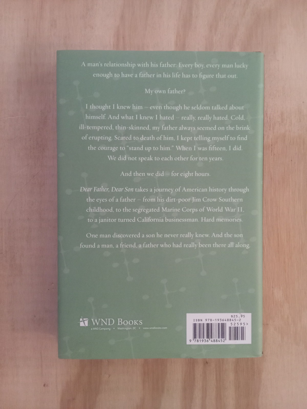 Dear Father, Dear Son. Larry Elder. 2012 (1st ed.). Hardcover.