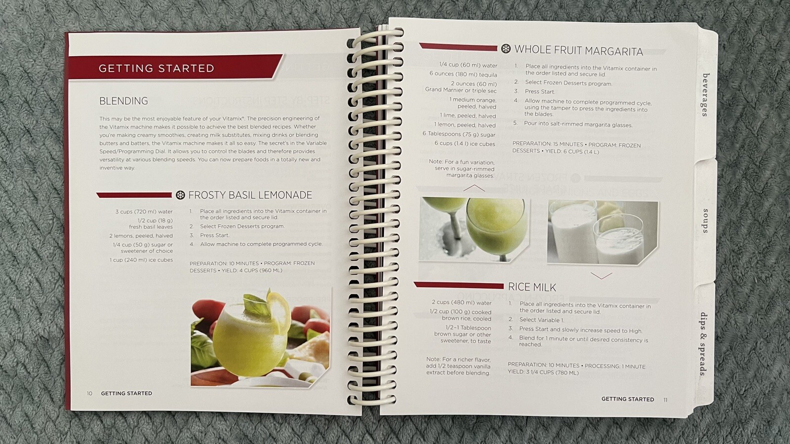 VITAMIX 6300 2012 SAVOR Recipes Vita-Mix Spiral Bound Cookbook