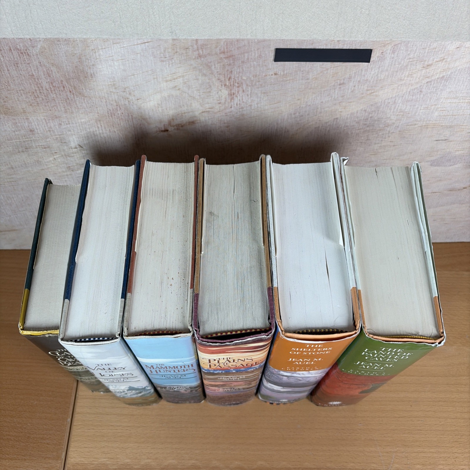 Complete Set Series Lot of 6 Earth’s Children Books by Jean Auel HARDCOVER