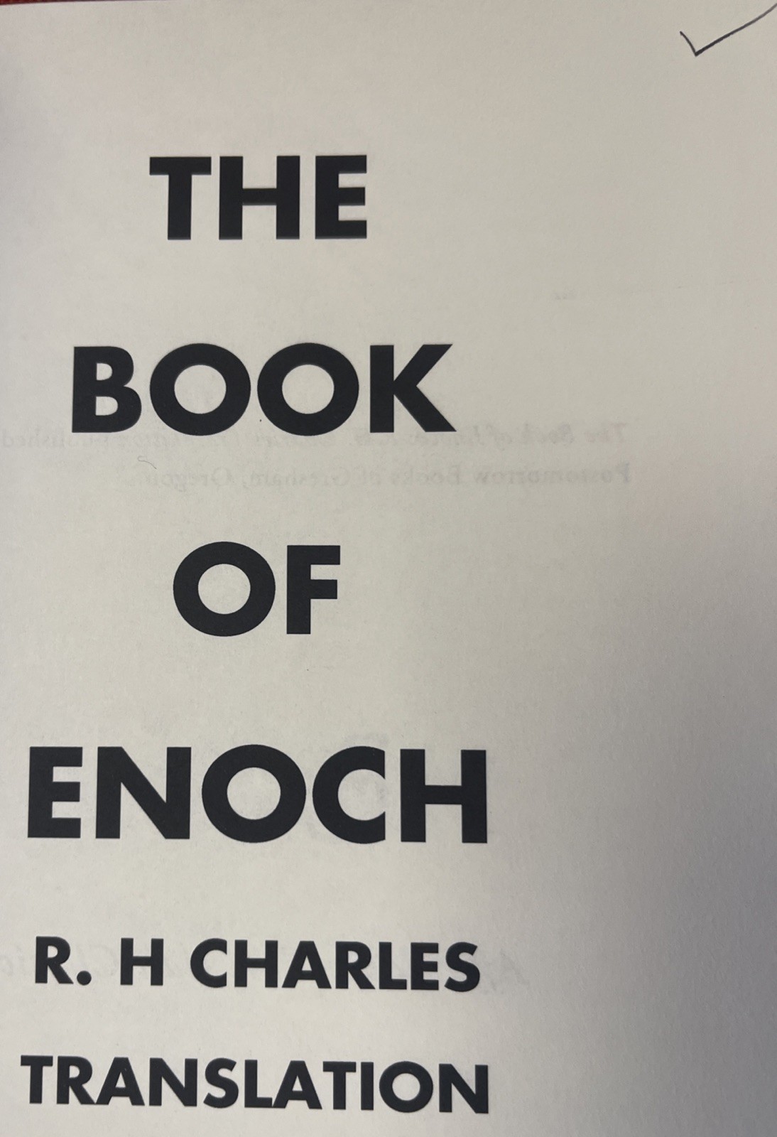 Book of Enoch: R. H. Charles Translation by R. H. Charles (2013, Trade PB)