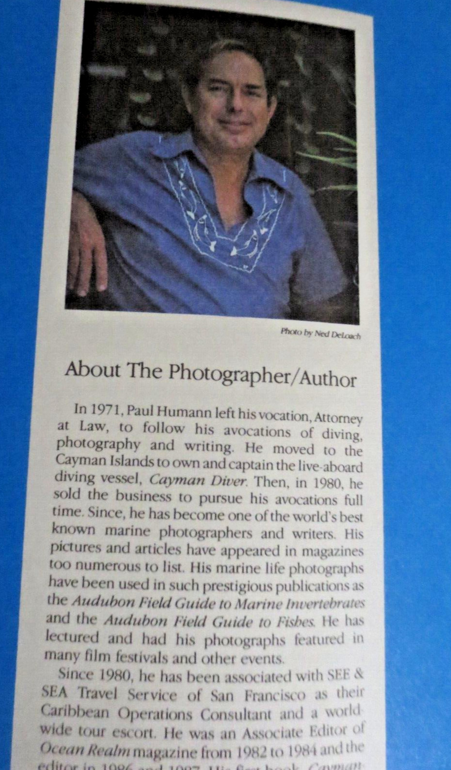 Beautiful Isles Cayman by Paul Humann Paperback book 104 Pages 11.5 X 9 Inch