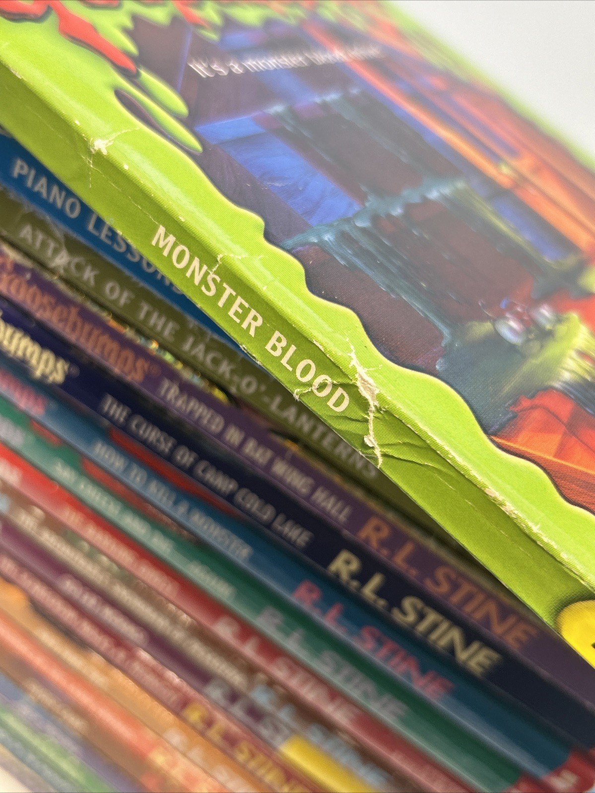 RL Stine Book Lot – 23 Goosebumps Rotten School, Mixed Years, Vintage, 1 Double
