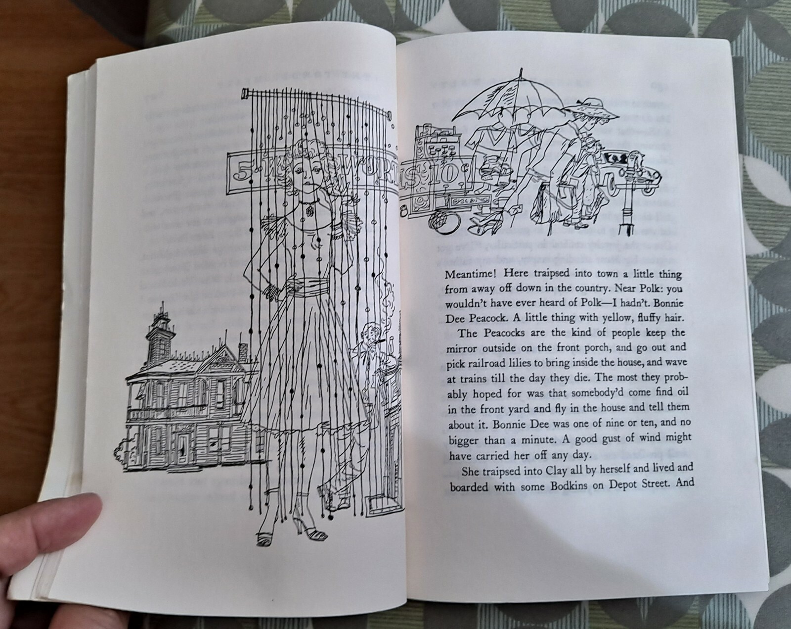 The Ponder Heart by Eudora Welty, 1985, Vintage PB, Illustrated, 156 pages