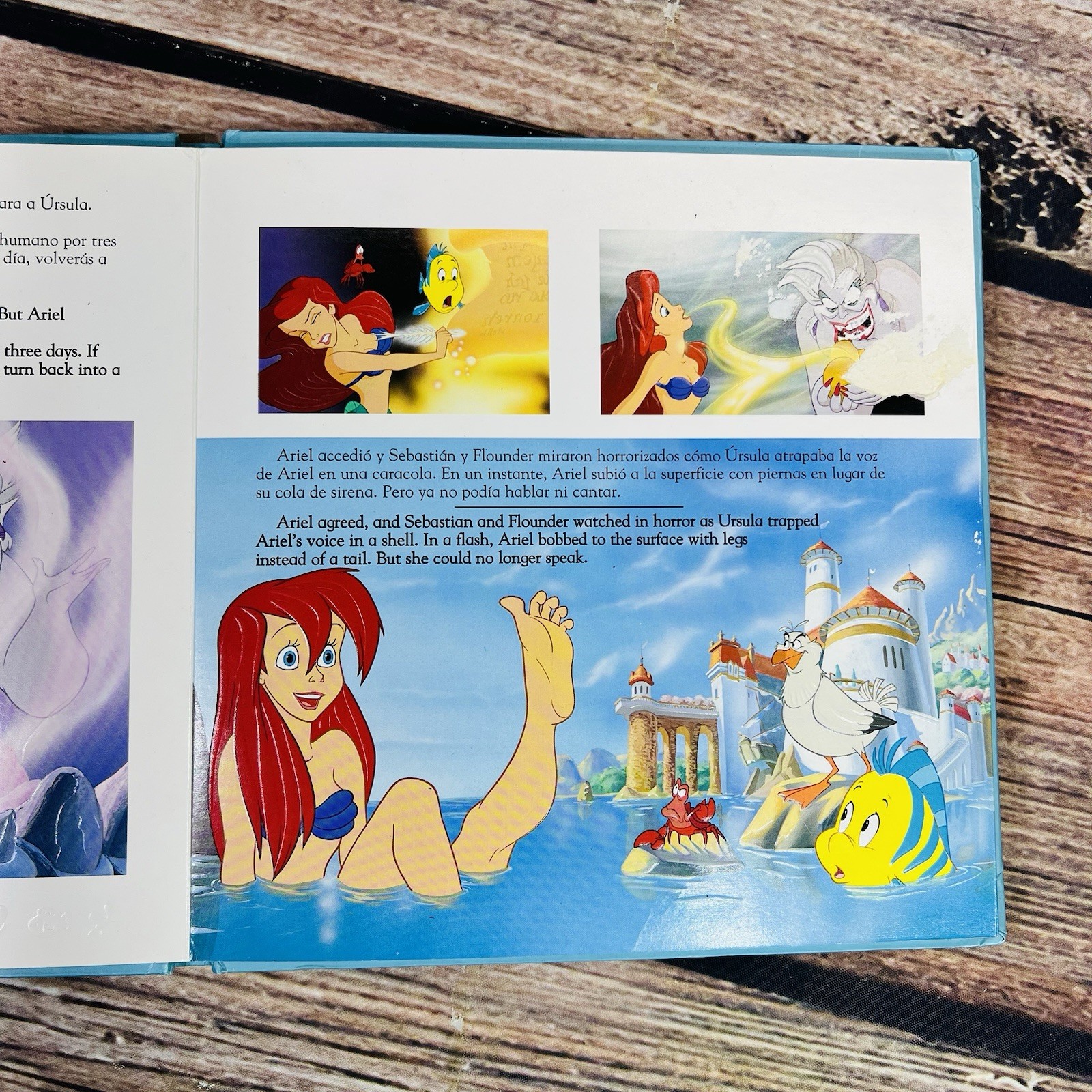 La Sirenita / The Little Mermaid (Libro de Disney en Español & English