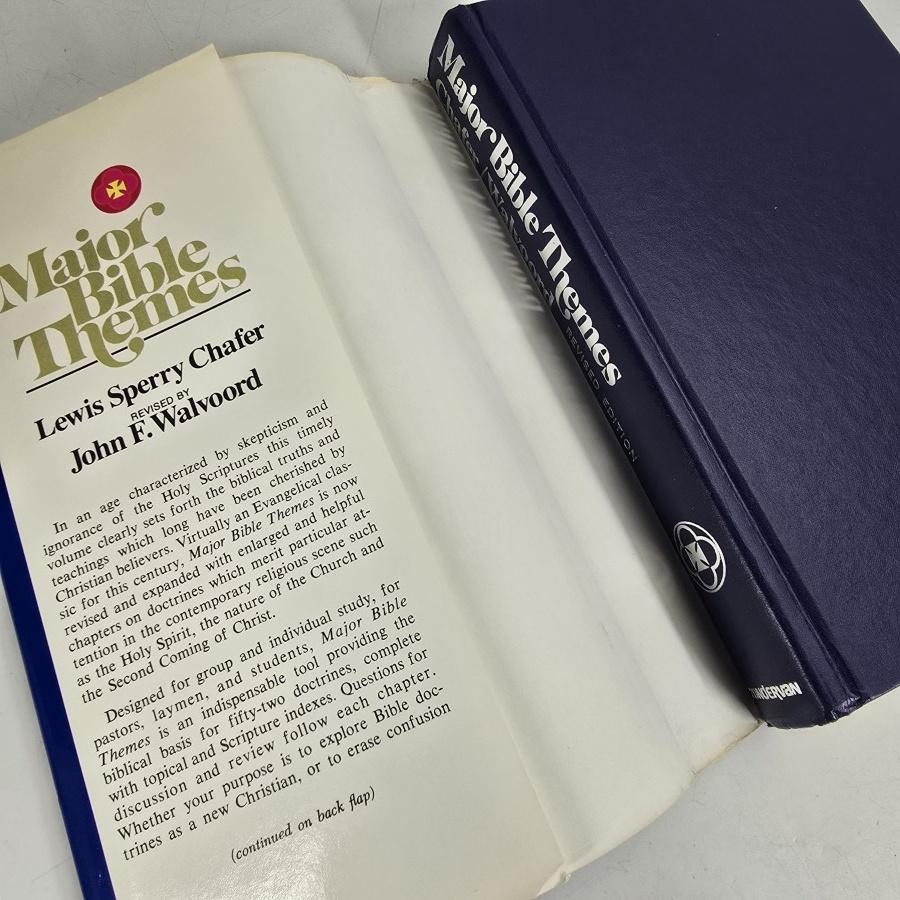 Major Bible Themes Lewis Sperry Chafer John Walvoord HC 1993 Book Christian Vtg