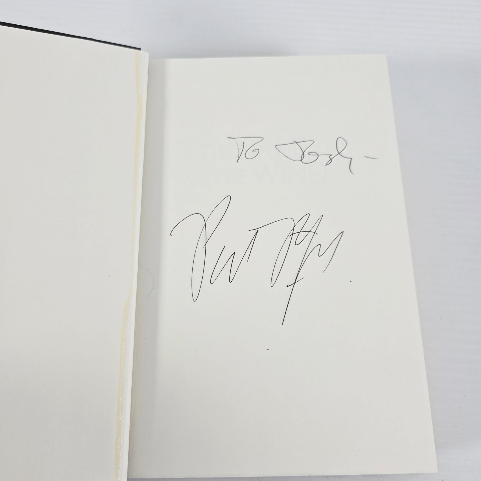 The Name of the Wind by Patrick Rothfuss – SIGNED First Hardcover Printing