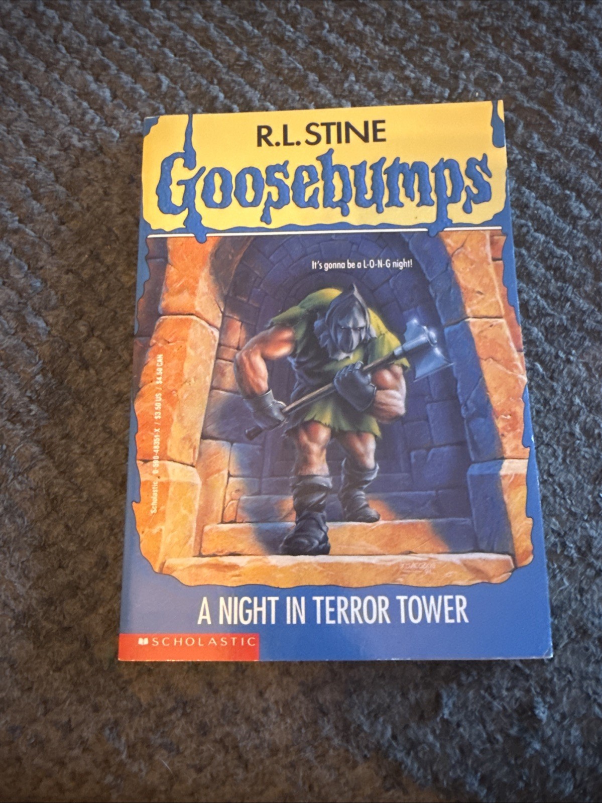 Lot of 8 Vintage Goosebumps Books R.L. Stine 90s Scholastic Paperbacks Retro Lot