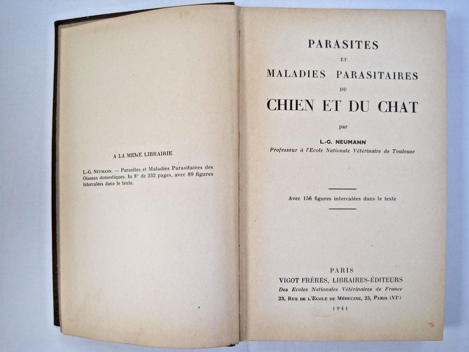 Parasites et Maladies Parasitaires du Chien et du Chat