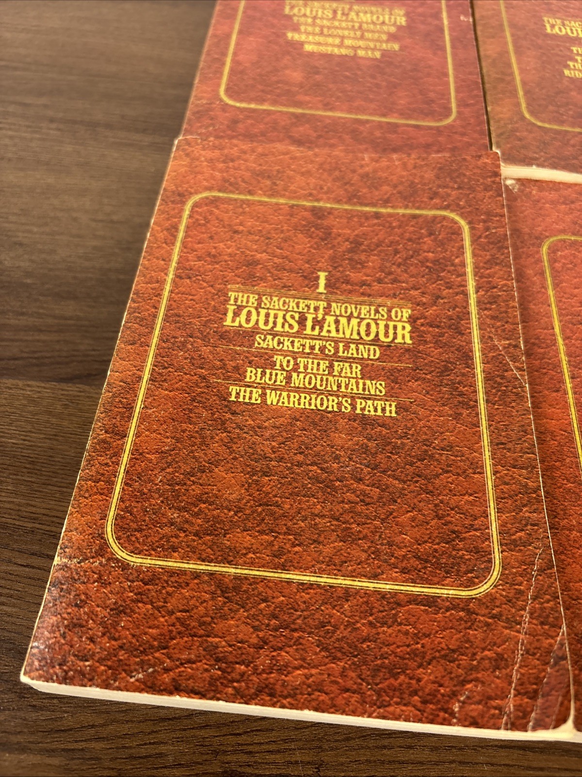 The Sackett Novels of Louis L’Amour Set of 4 Paperback Books