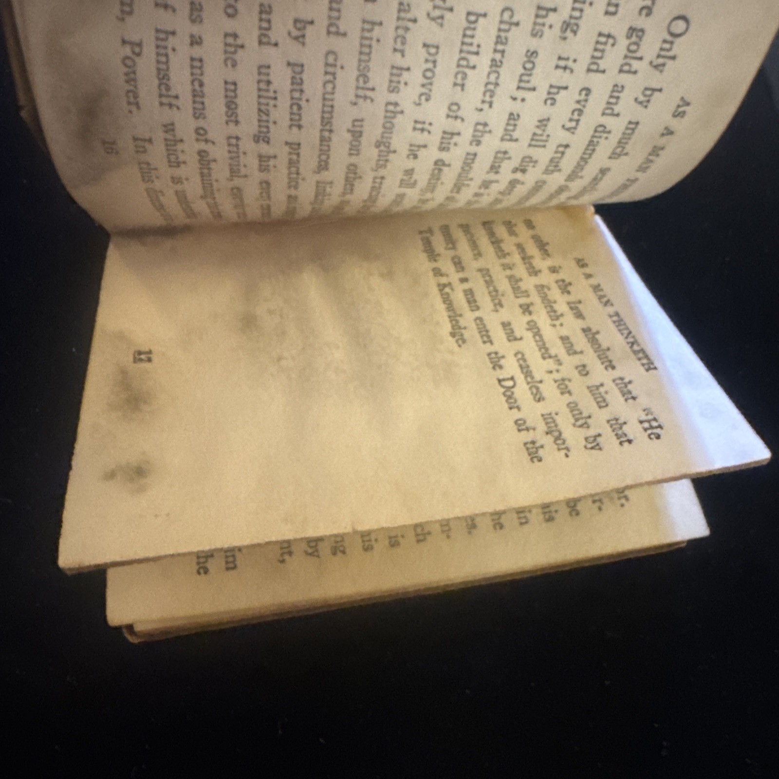 4 Antique Little Leather Library Miniature Books – Green Covers – Early 1900s
