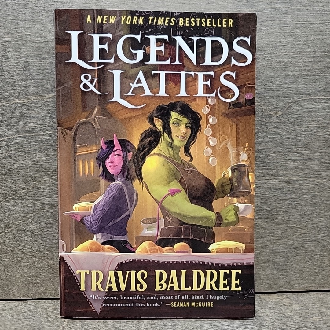 Lot of 2 Books by Travis Baldree Bookshops & Bonedust Legends & Lattes Paperback