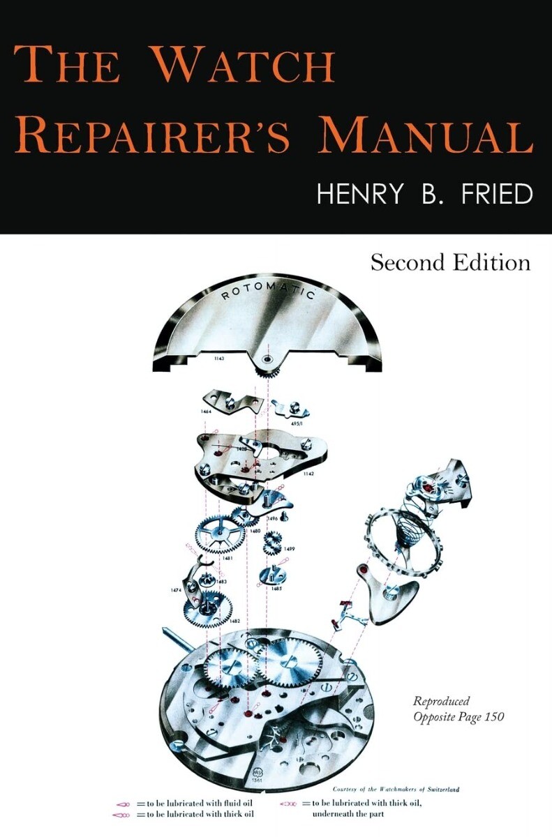 The Watch Repairer’s Manual: Second Edition Hardcover 2022 by Henry B. Fried