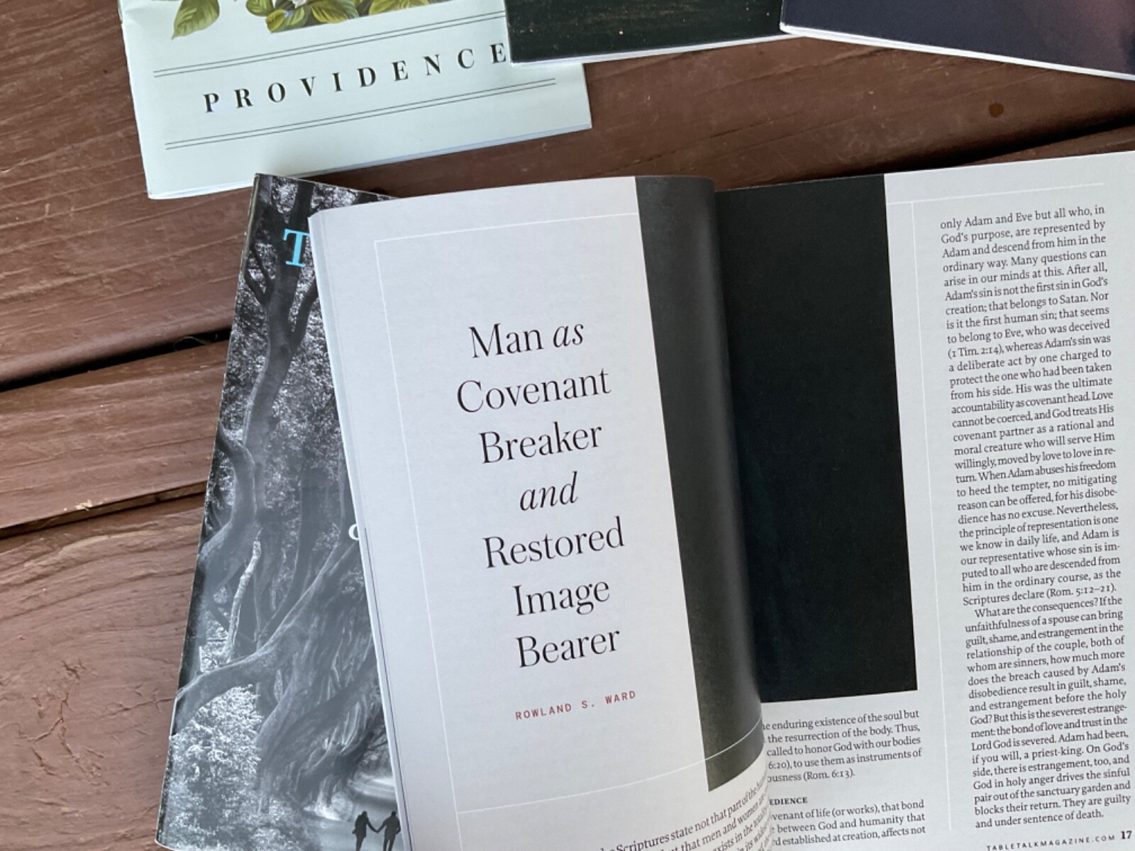 6 Table Talk Magazines 2021/22 Ligonier Justification Anger Providence Doctrine