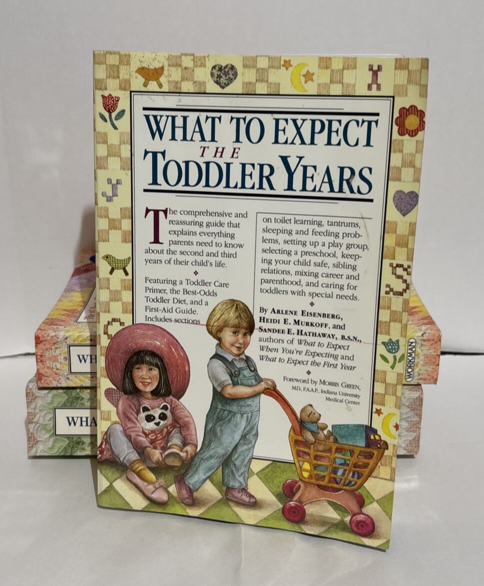 Lot of 3 What to Expect When You’re Expecting, The First Year, The Toddler Years