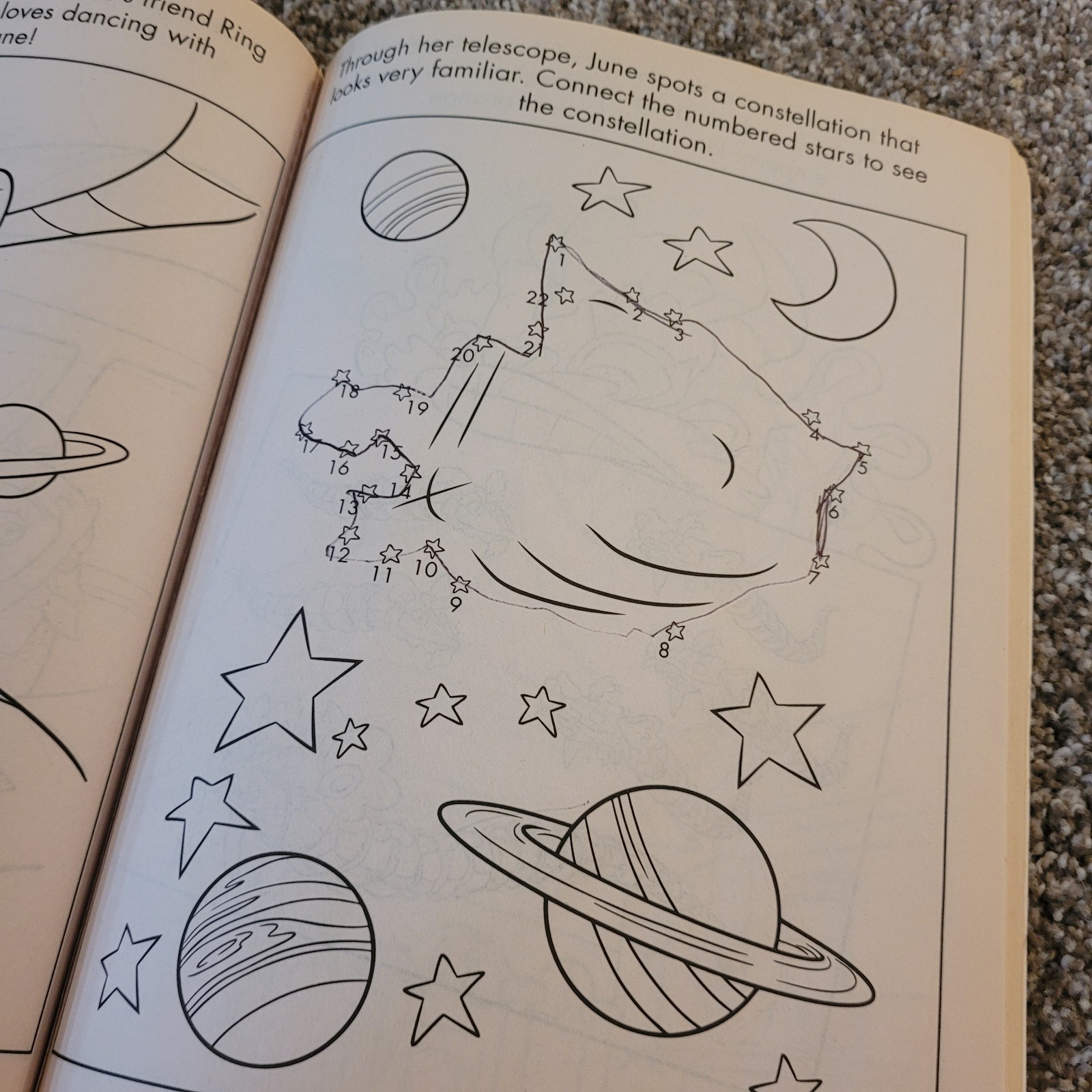 Little Einsteins Coloring Book – 1 Used Page Few Missing Stickers