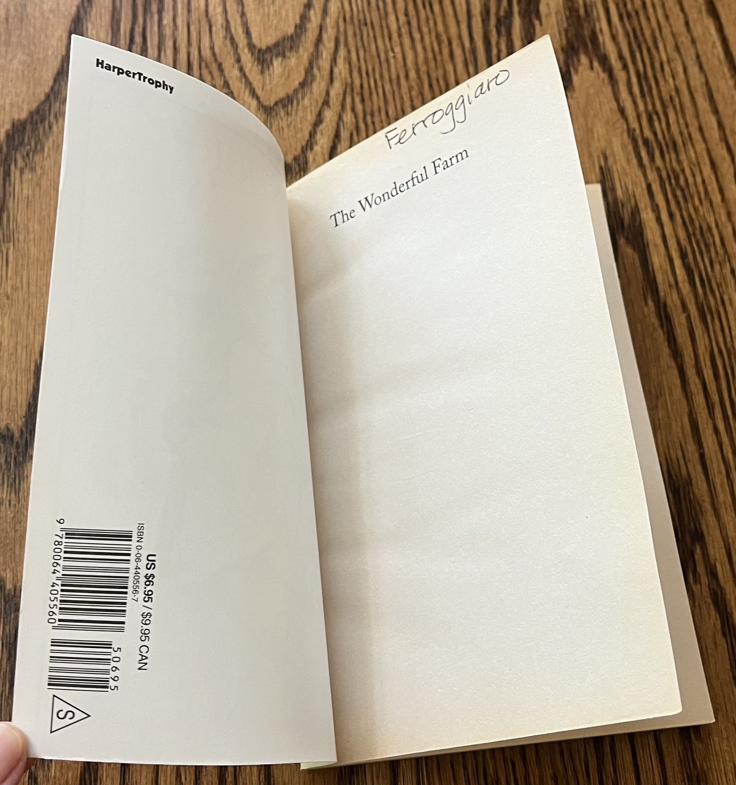 THE WONDERFUL FARM : by Marcel Ayme : illus Maurice Sendak : vintage