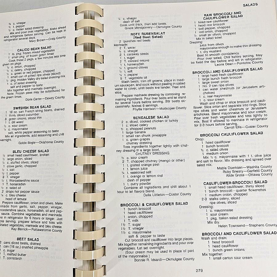 Oklahoma Extension Homemakers Golden Anniversary Cookbook 1935 To 1985 Recipes