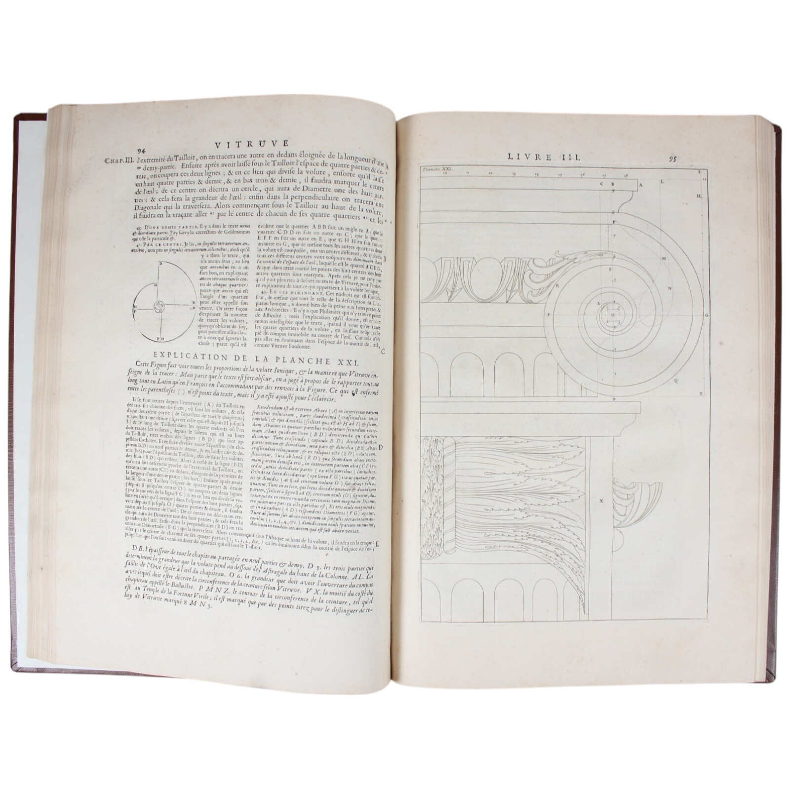1684 Architecture VITRUVIUS Ten Books 2nd Ed Enlightenment Renaissance Engraving