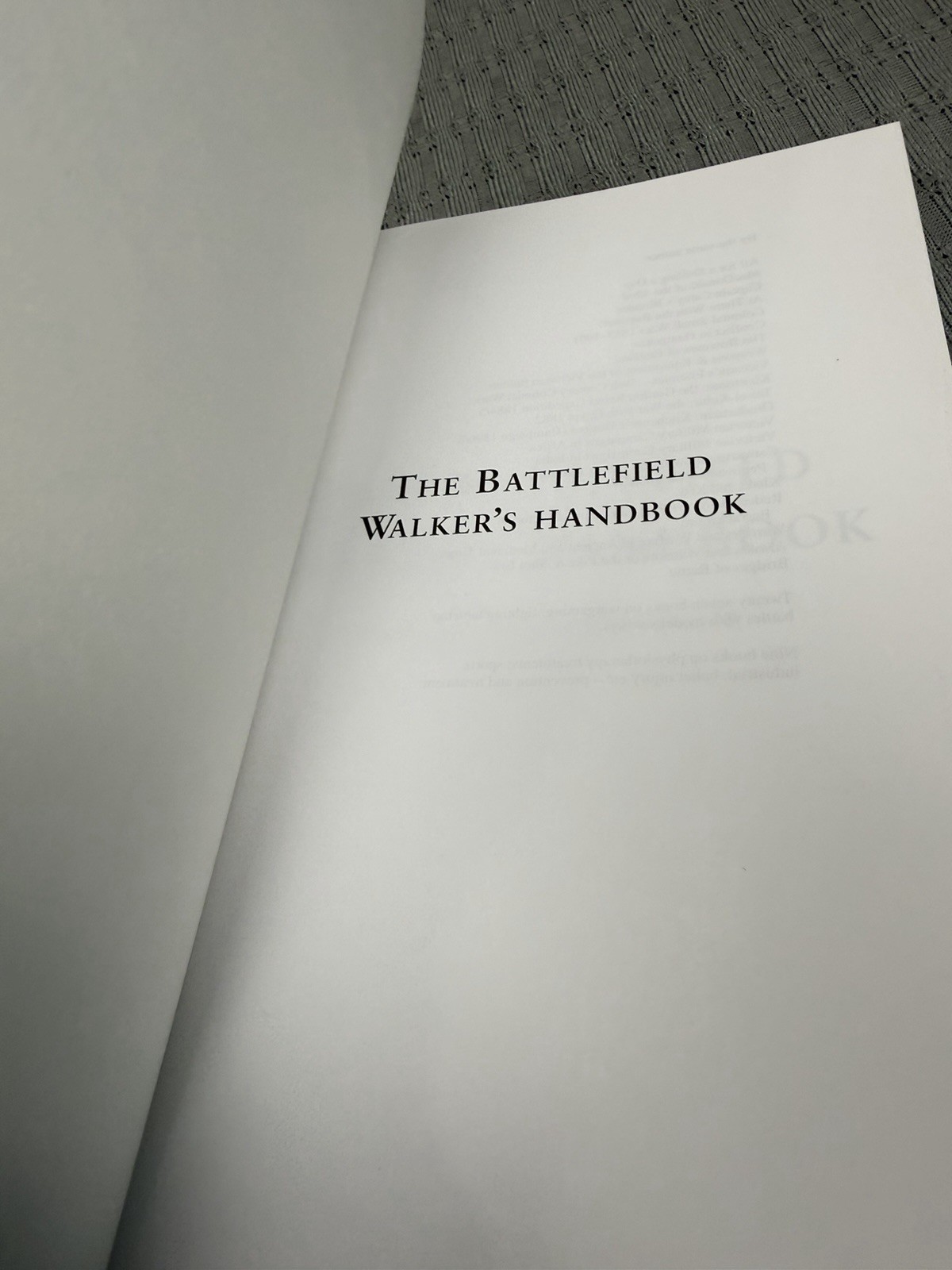 The Battlefield Walker’s Handbook – Featherstone, Donald