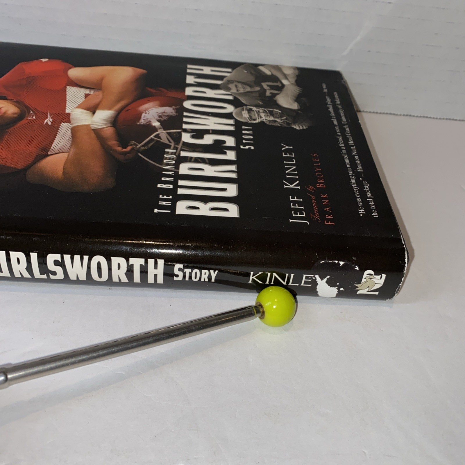 Through the Eyes of a Champion The Brandon Burlsworth Story Jeff Kinley 1st ed.
