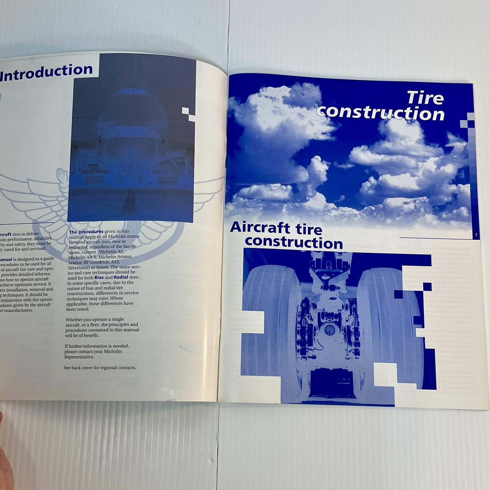 Michelin Aircraft Tire Care & Service Manual Book Rare 88 pages