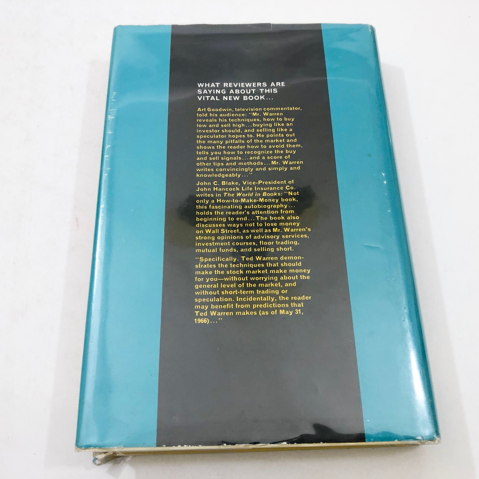 How to Make the Stock Market Make Money for You SIGNED 1st Edition 1st Printing
