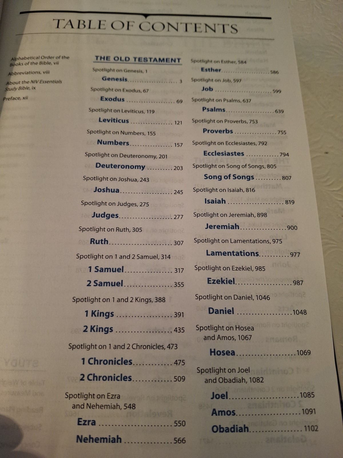 NIV Essentials Study Bible Zondervan 2013 HCDJ Illustrated NO MARKS Color Maps