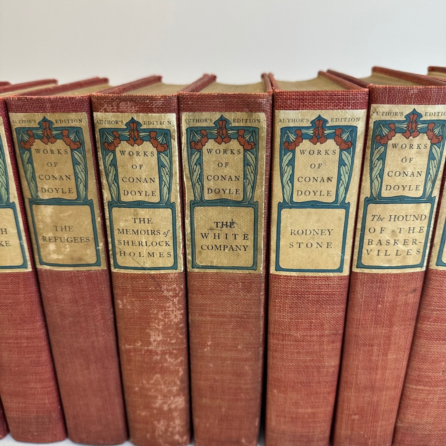Works of Conan Doyle Author’s Edition 12 Vol. D. Appleton & Co. Mystery Fiction