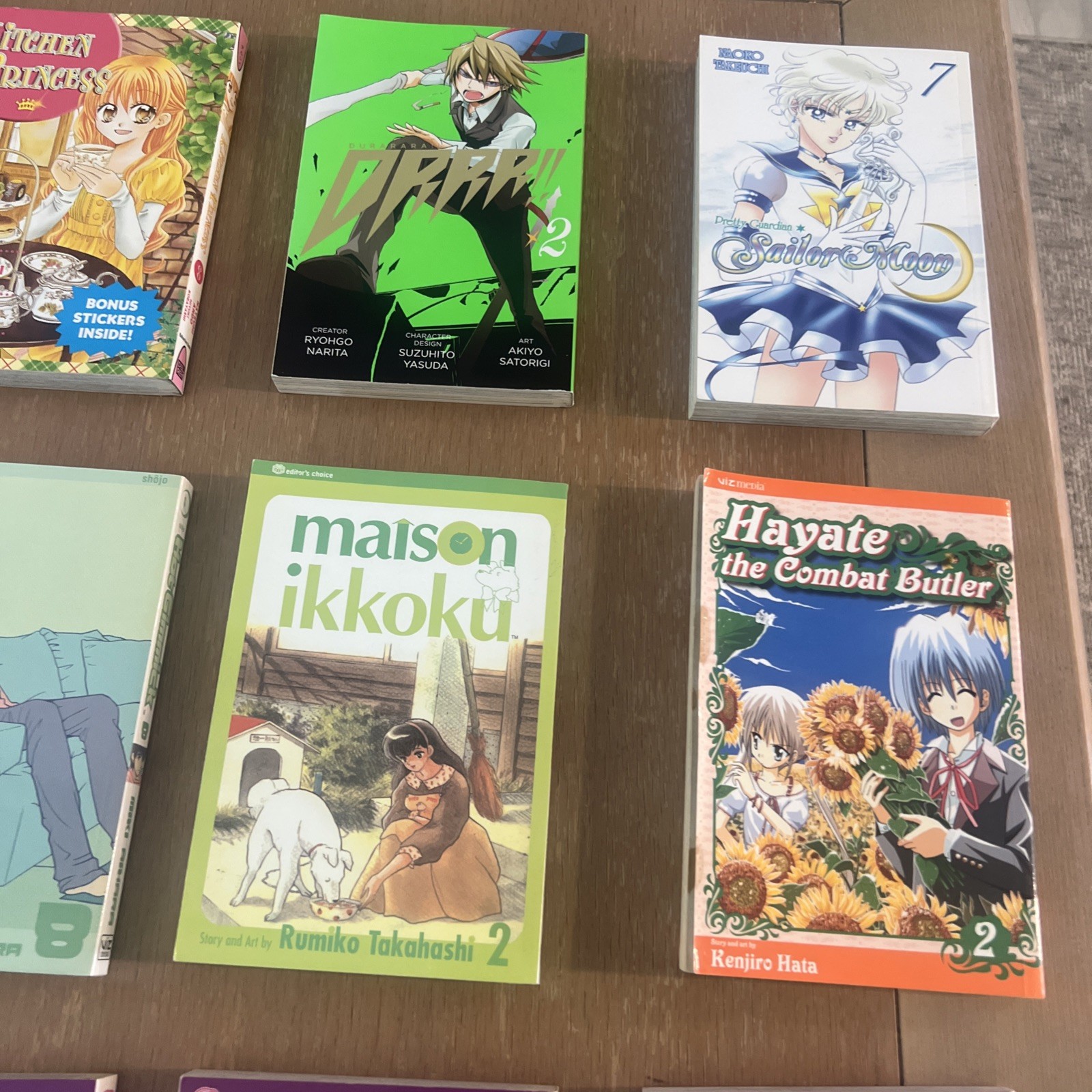 Lot Of 12 Various Manga Black & White Illustrated Graphic Novels Paperback Books