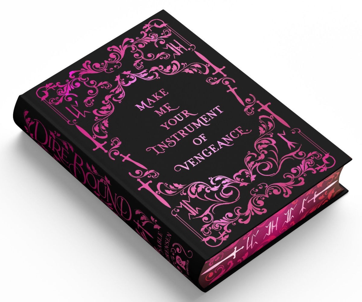 SIGNED Dire Bound by Sable Sorensen DELUXE LIMITED EDITION HC Stenciled Edges