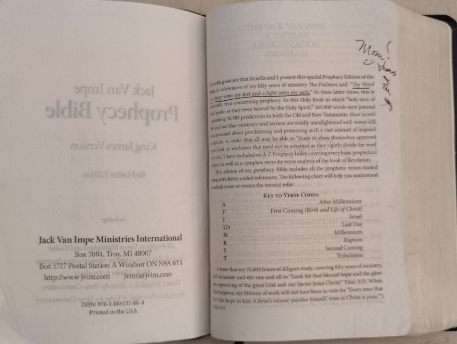 Jack Van Impe Prophecy Bible KJV – Red Letter Limited Edition King James Version