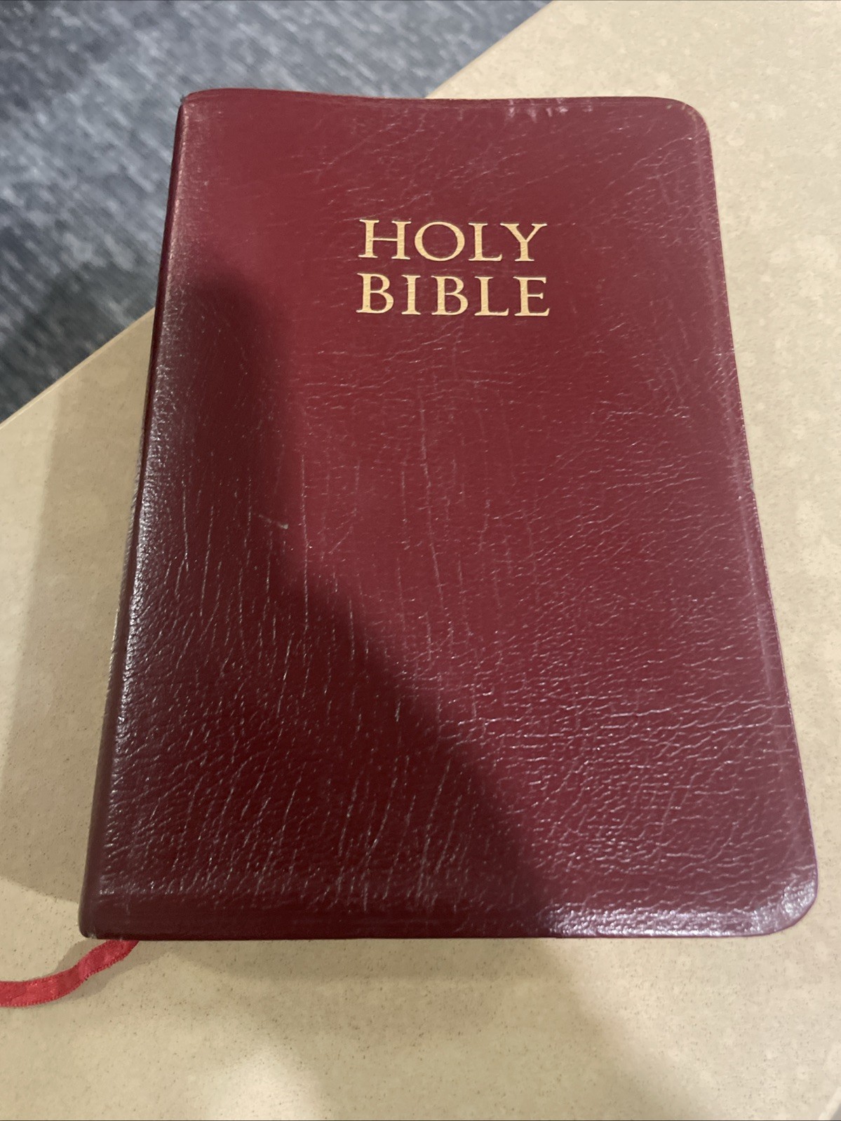 Holy Bible NKJV Giant Print Concordance Red Letter 1992 Thomas Nelson Leather