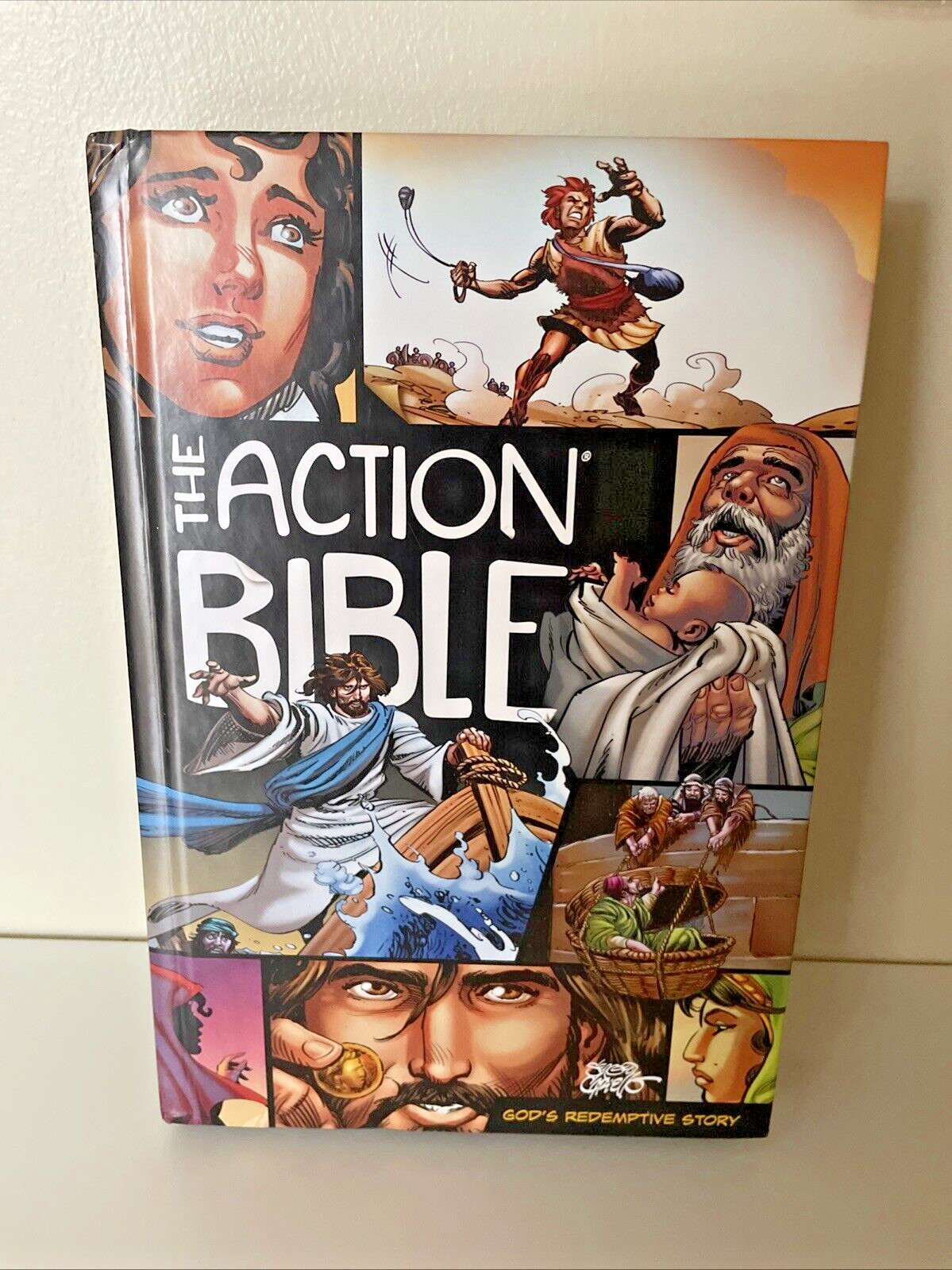 The Action Bible: God’s Redemptive Story Sergio Cariello 2020 Book Comic 1st ed.