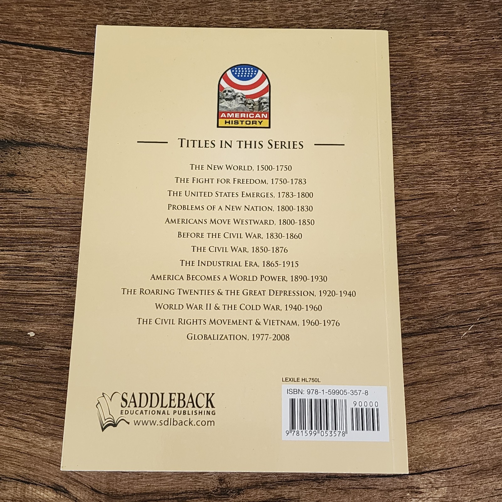 Saddleback Books American History Fight For Freedom Before The Civil War
