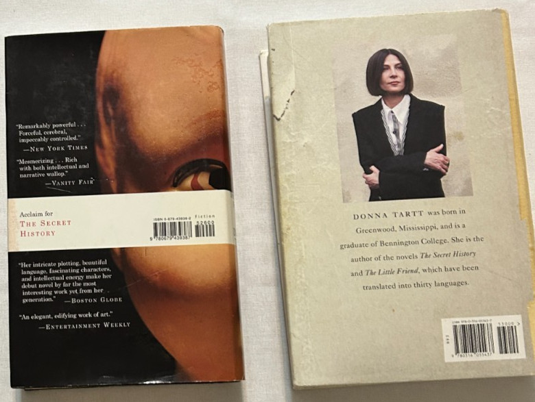 2 Donna Tartt 1st ed hardbacks w/ dust jacket The Little Friend / The Goldfinch