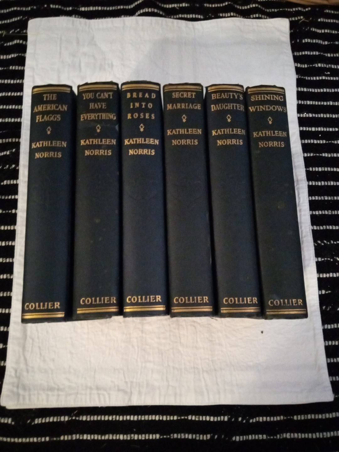 Vintage Lot of 6 Kathleen Norris Palo Alto Edition Hardcover Books 1930s/40s