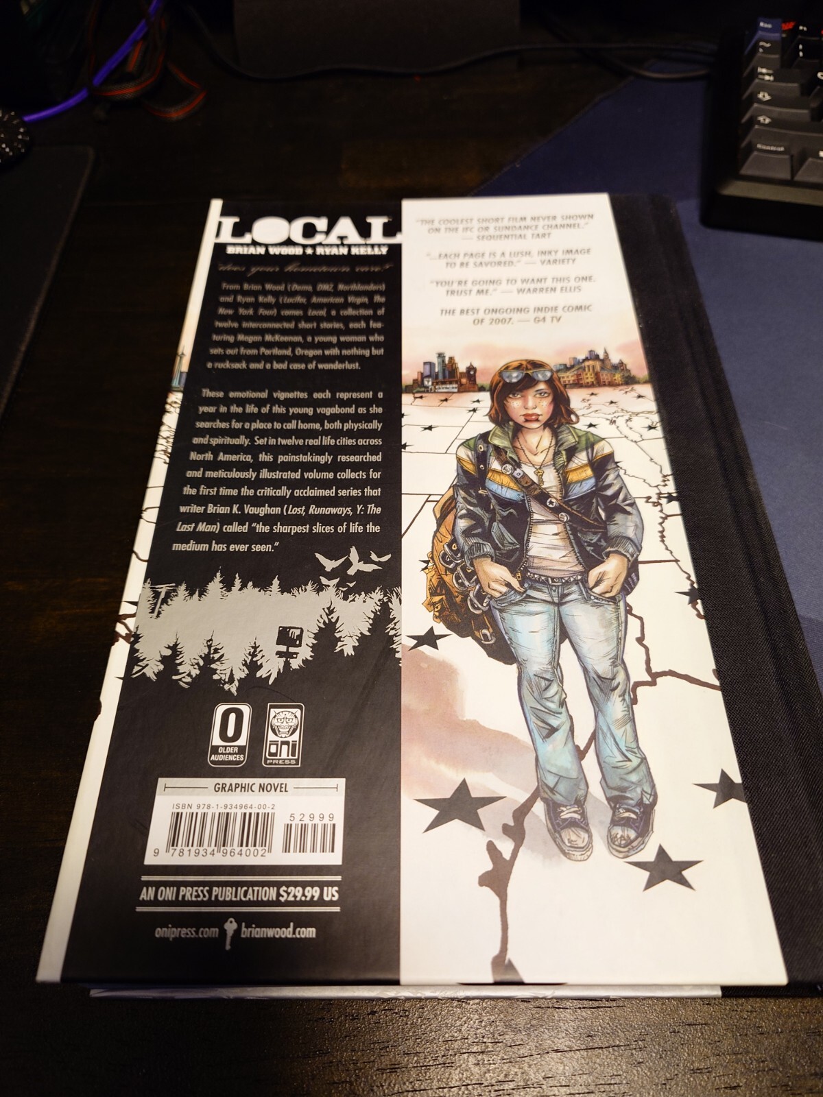 Local by Brian Wood & Ryan Kelly – HC Graphic Novel 2008 – Like New
