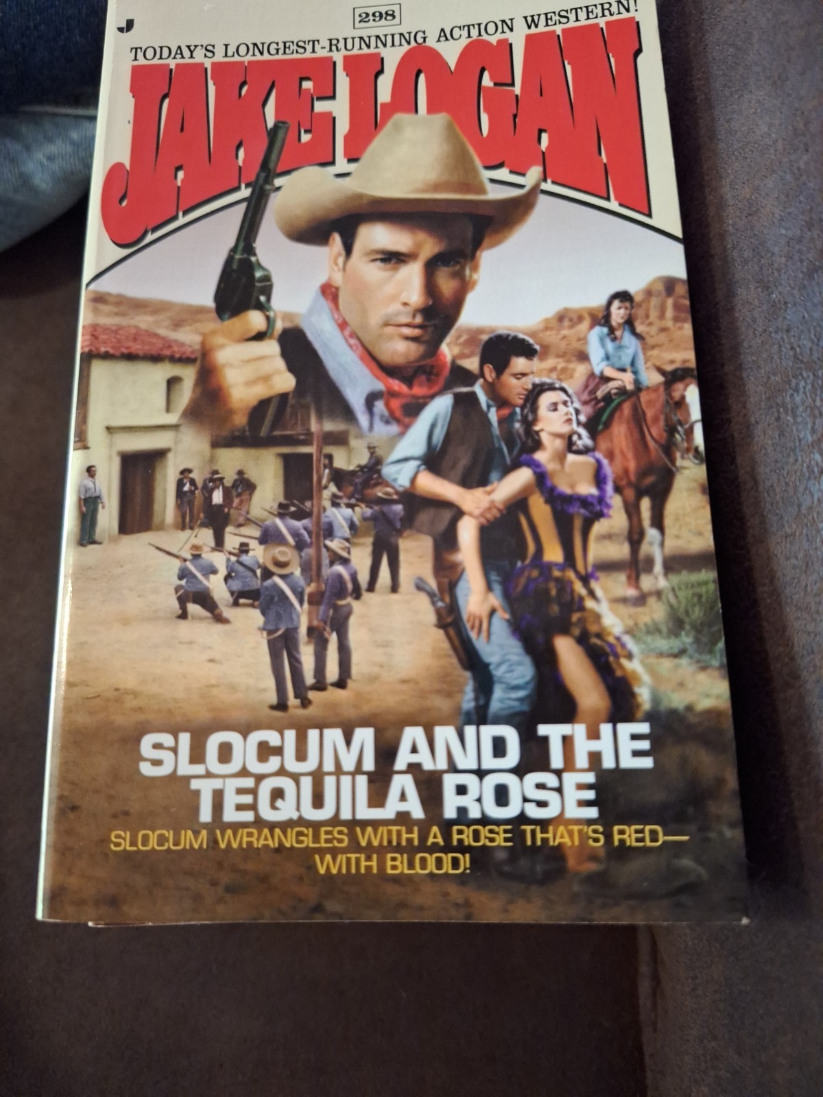 16 Jake Logan Slocum Western Paperback Book Lot #206-361 Jove Vintage