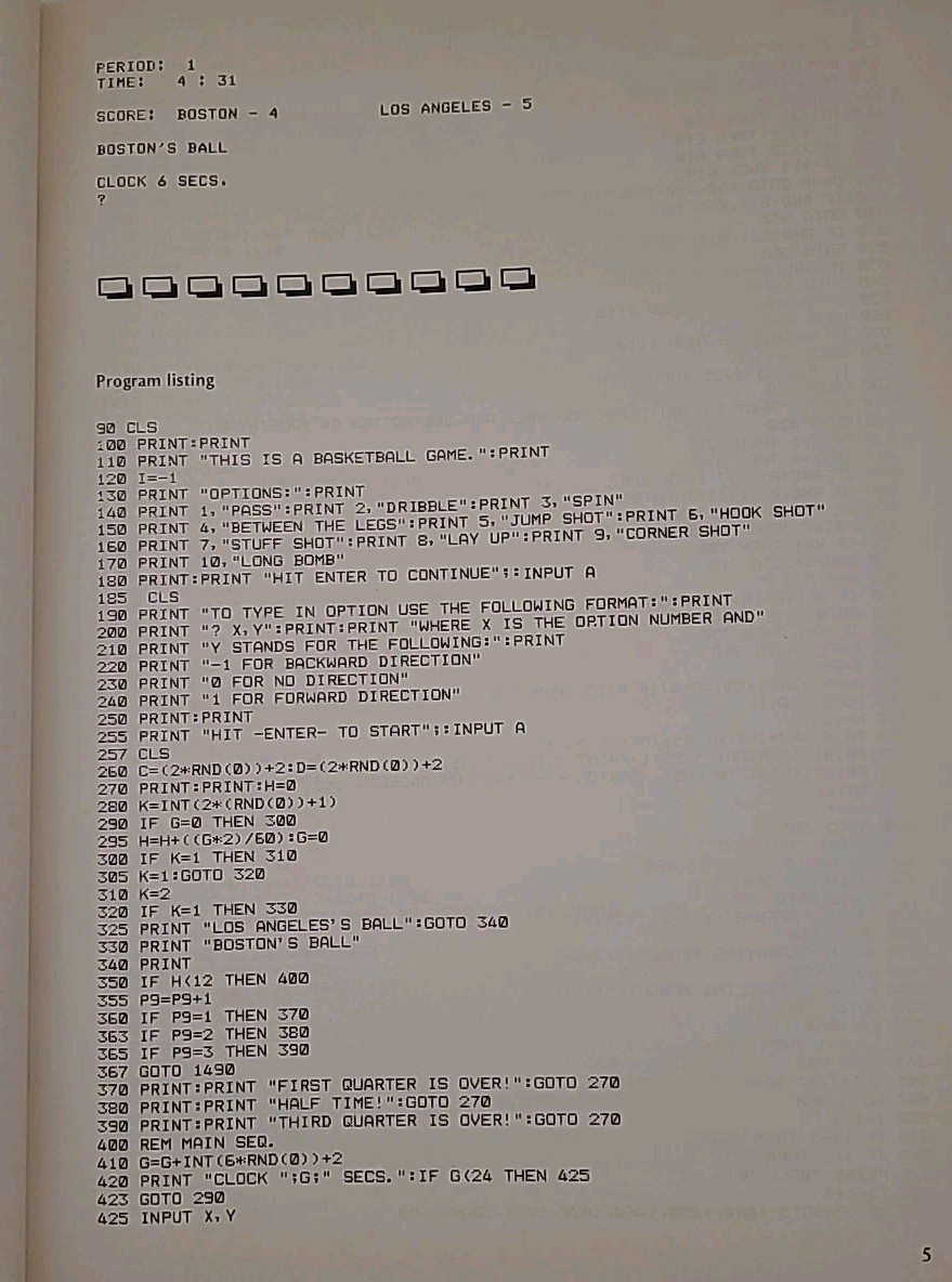TRS-80 & Basic Computer Games (2) David Ahl & Nahigian – Vintage Programming PB