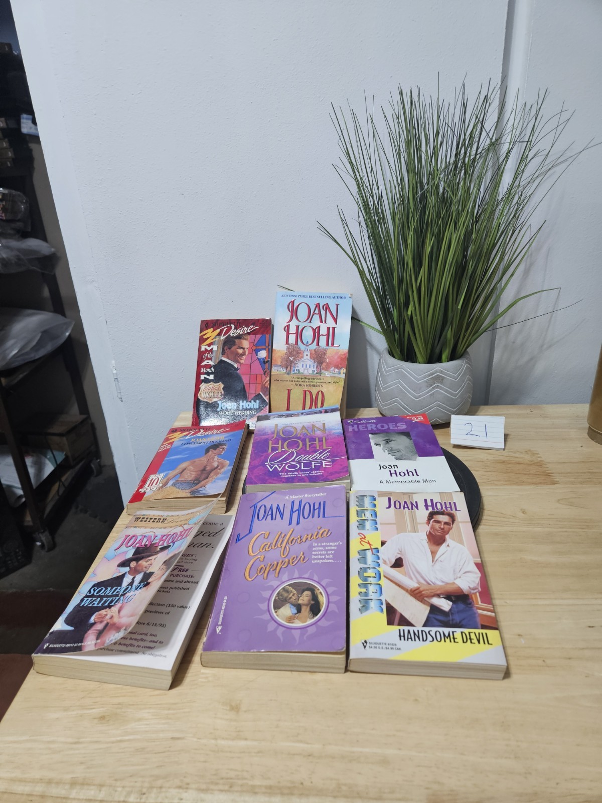 Lot Of 8 Joan Hohl Paperback Books TITLES SEEN