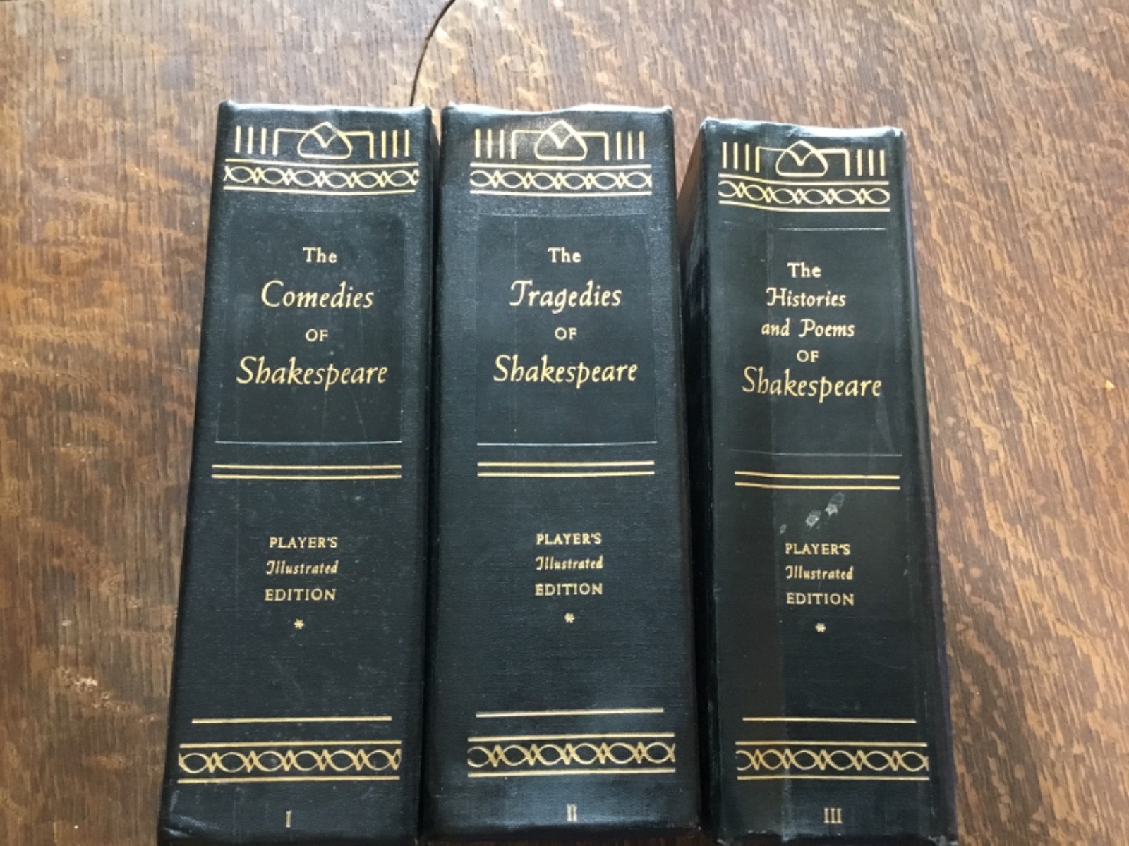 The Comedies Tragedies Histories of Shakespeare Player’s Edition 3 Volume Set