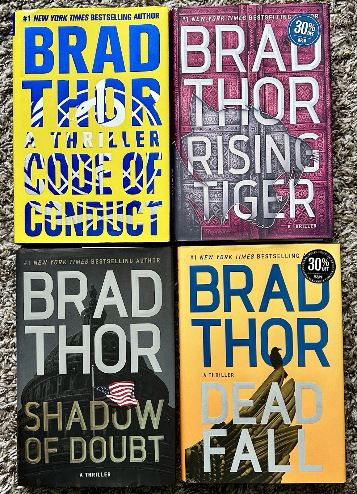 COMPLETE Series Set 1-23 SCOT HARVATH Mixed Lot of 24 Books by Brad Thor