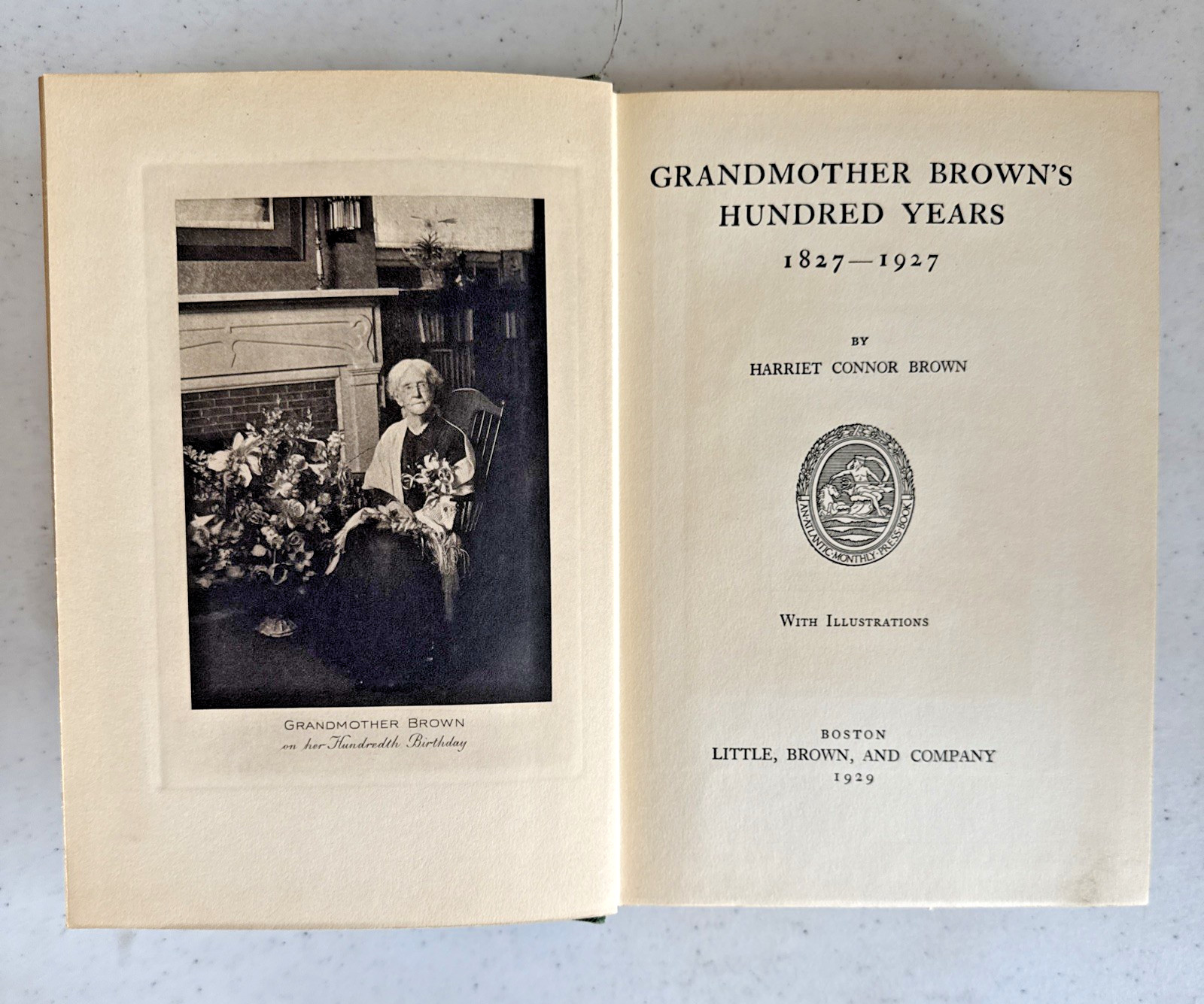 Grandmother Browns Hundred Years 1827-1927 Harriet Connor Brown 1929 Illustrated