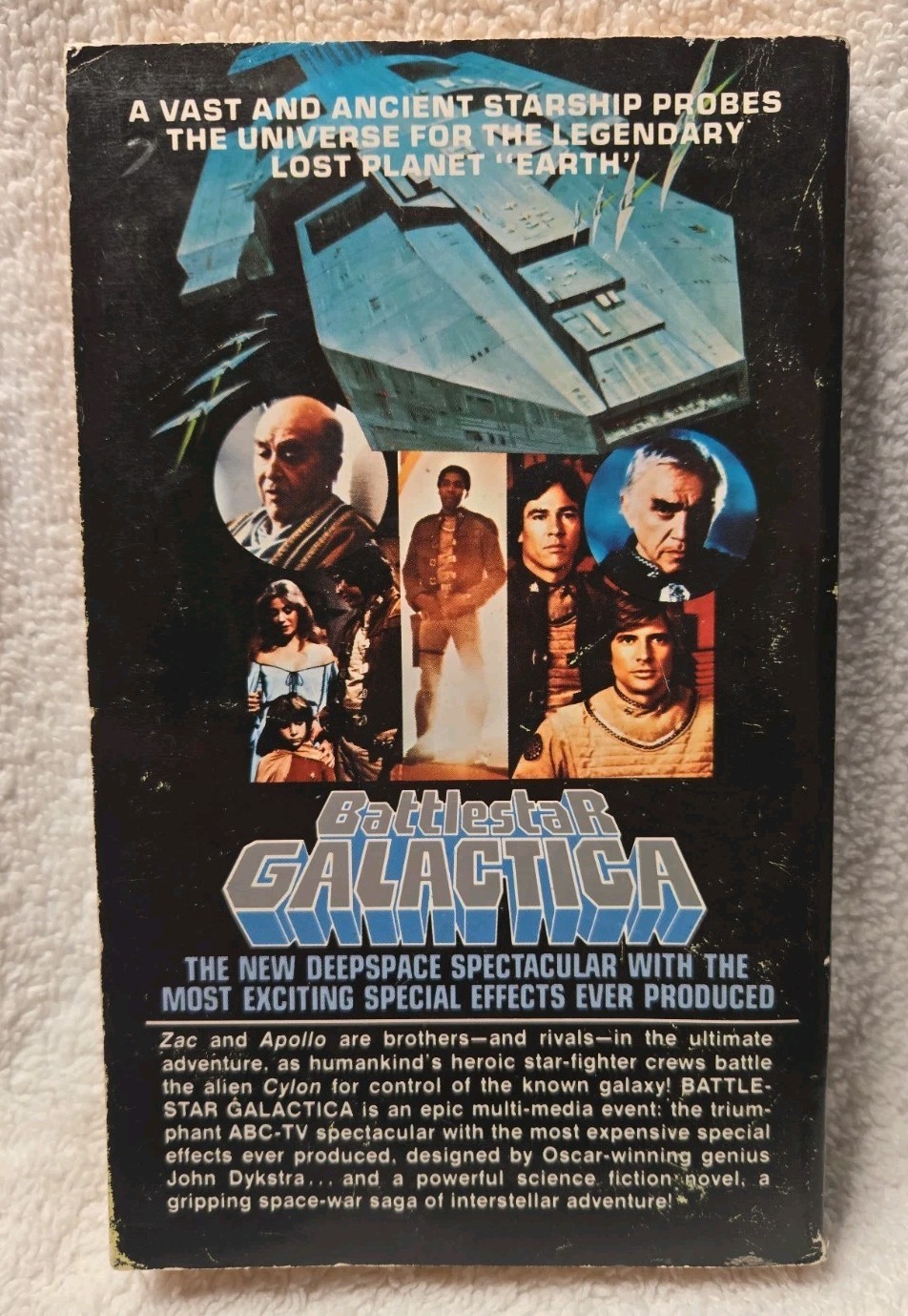 Battlestar Galactica by Glen Larson & Robert Thurston (1978 Berkley 1st Edition)
